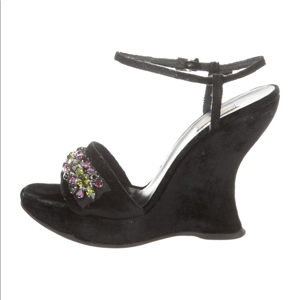 PRADA WeDGE SANDALS